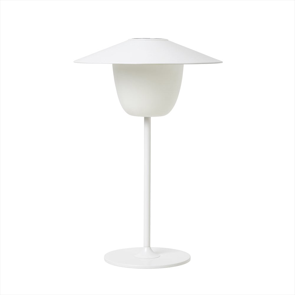 Ani sladdlös bordlampa för utomhus i färgen vit