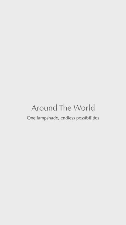 Presentationsvideo för Around The World lampskärm