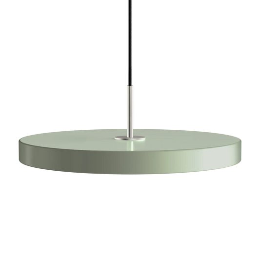 Asteria Medium taklampa med ståltop i färgen Nuance Olive från Umage
