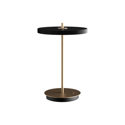 Asteria move svart uppladdningsbar led bordslampa