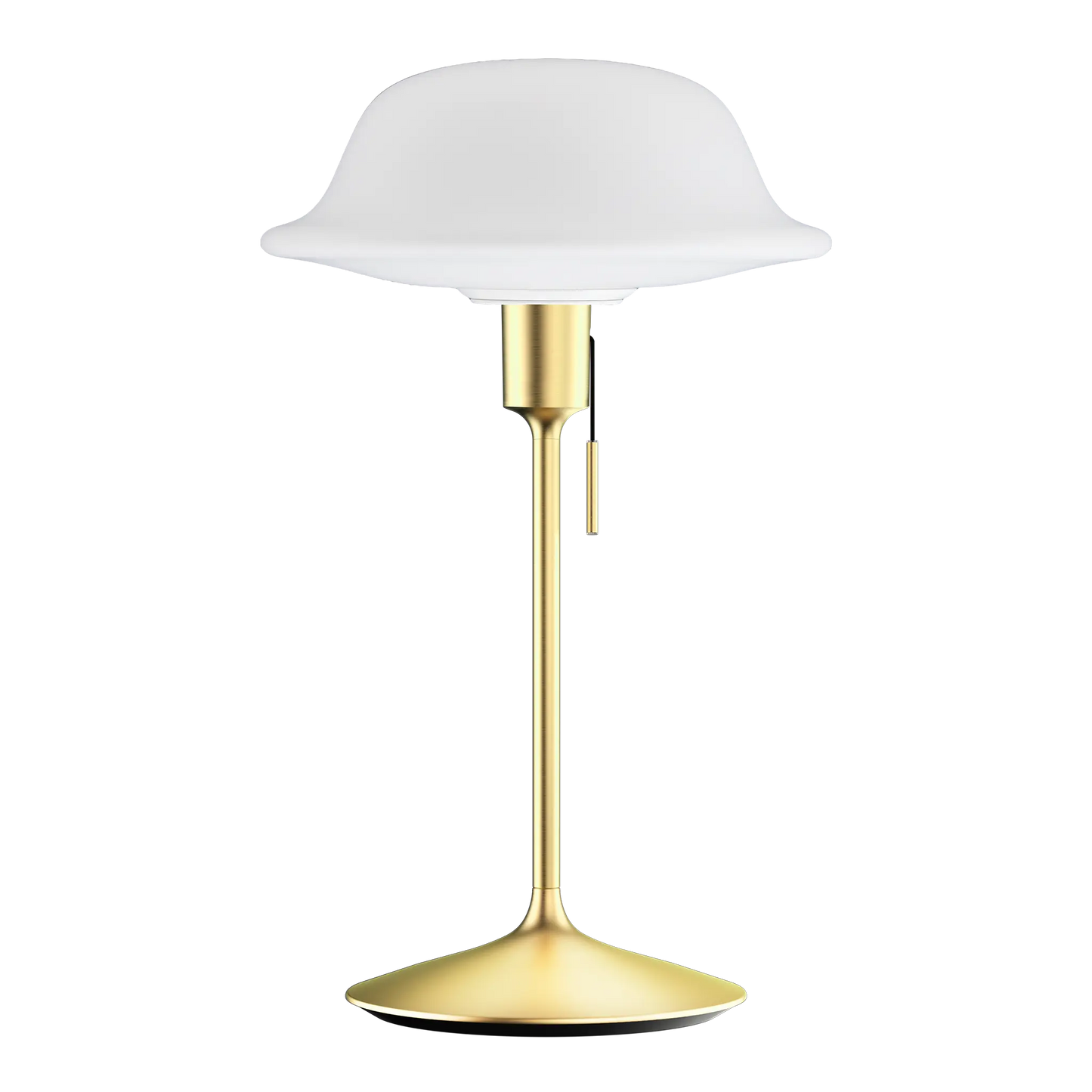 Sante bordlamphållare tillsammans med Butler lampskärm i glas