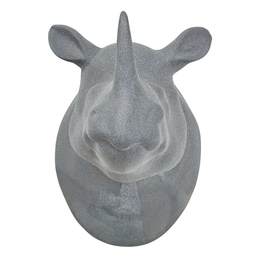 Figura de porcelana Rinoceronte gris